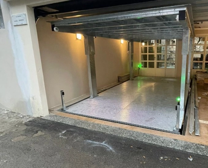 Ricovero auto car shelter aries 3 fotocellule di centraggio position control cmc parklift