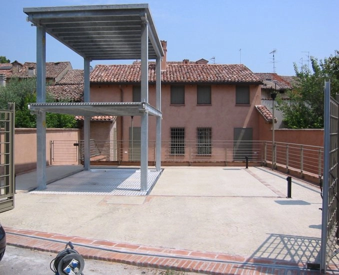 Ricovero auto double car shelters taurus zincato a caldo hot dip galvanized cmc parklift